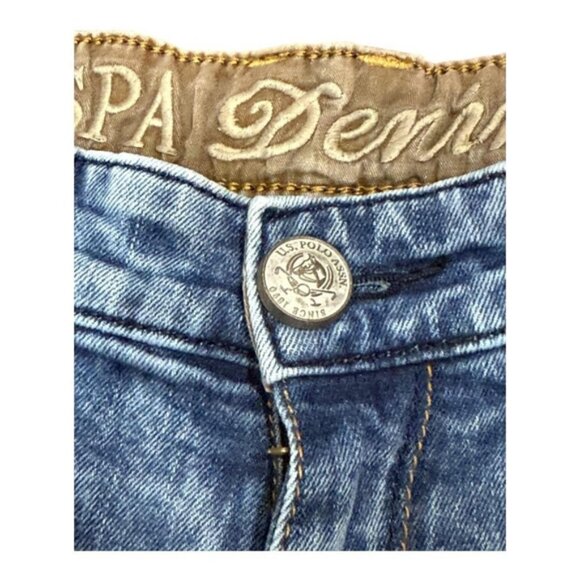 US Polo Assn Jeans Mens 30x34 Blue Delta Slim Tapered Denim Embroidered Logo - Picture 3 of 12